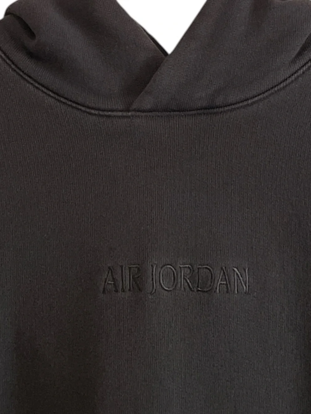 Air Jordan Wordmark Fleece Pullover Hoodie Sweatshirt Gray Men’s Size Medium
